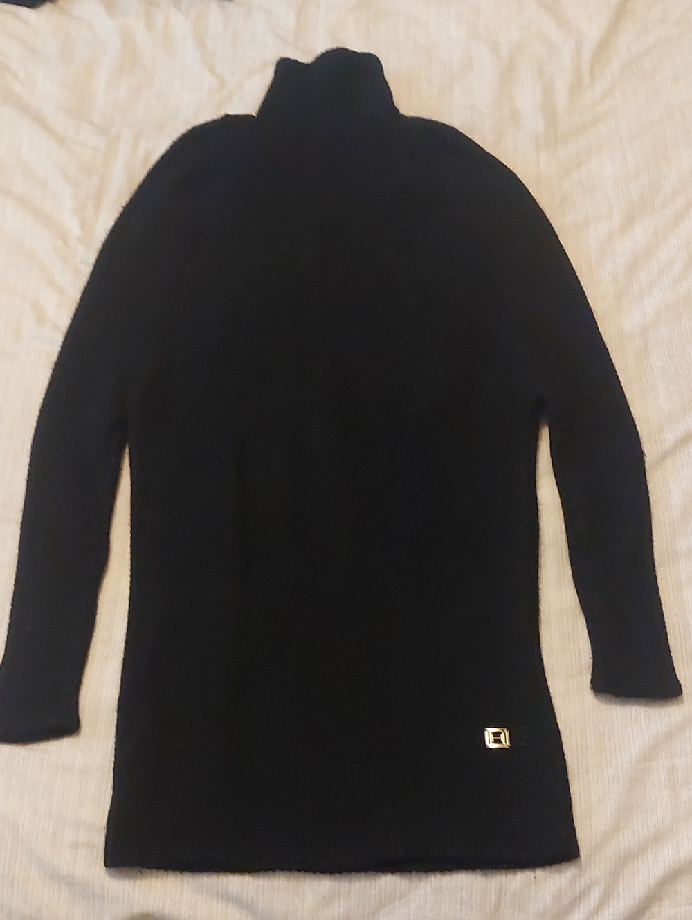 Halston Heritage Black Turtleneck Sweater